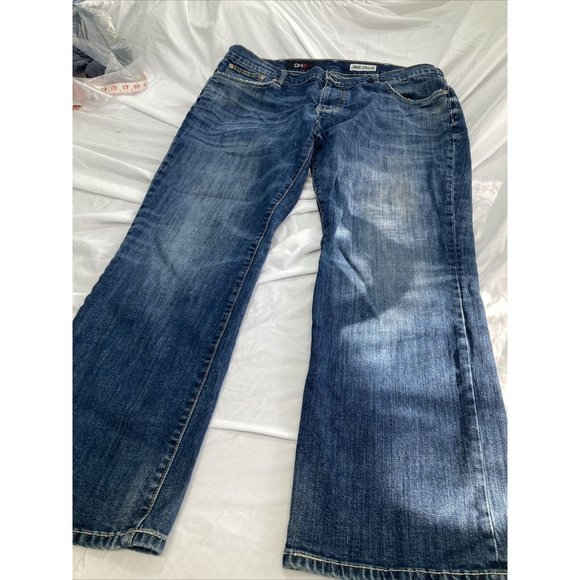 Dh3 Jake Mens 38 X 30 Blue Denim Jeans Straight - Picture 5 of 8